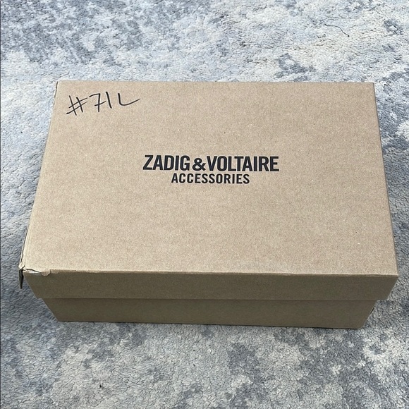 NIB Zadig & Voltaire Cecilia Studs Caprese Sandals Black Suede Strappy Sz 41 - Picture 5 of 16